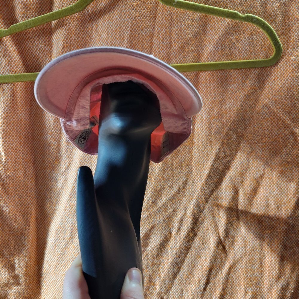 '47 Kids Pink Baseball Cap with Black Letter (Boston) - Picture 7 of 9